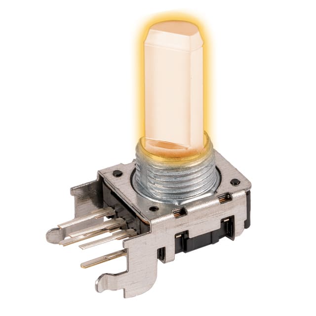 12CE2Y26F12DN ROT ENC MECH 12PPR GRN/ORG LED