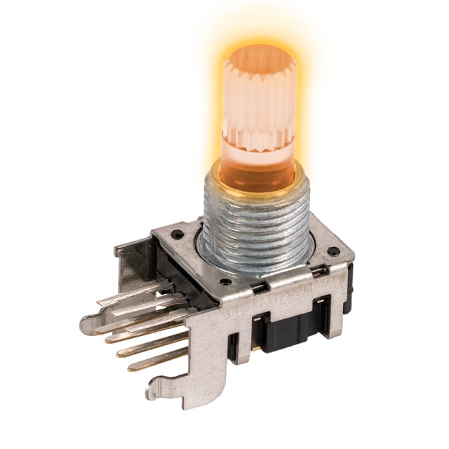 12CE2Y25B12A12 ROT ENC MECH 12PPR BLU/ORG LED