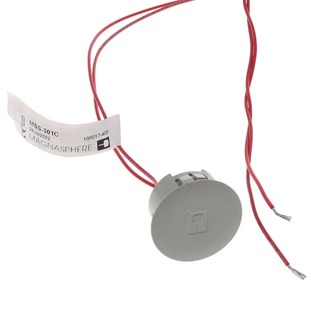 MSS-301C-GREY SWITCH CONTACT 1" RECESS CL GRY