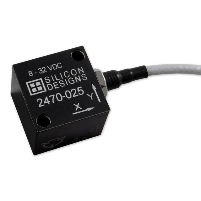 2470-025 3-Axis 25g DC Accel Temp Comp