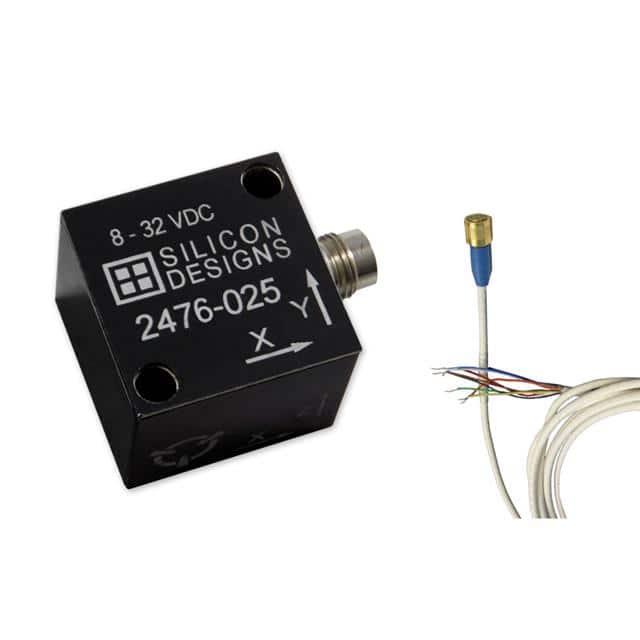 2476-025 3-Axis 25g DC Accel Connector
