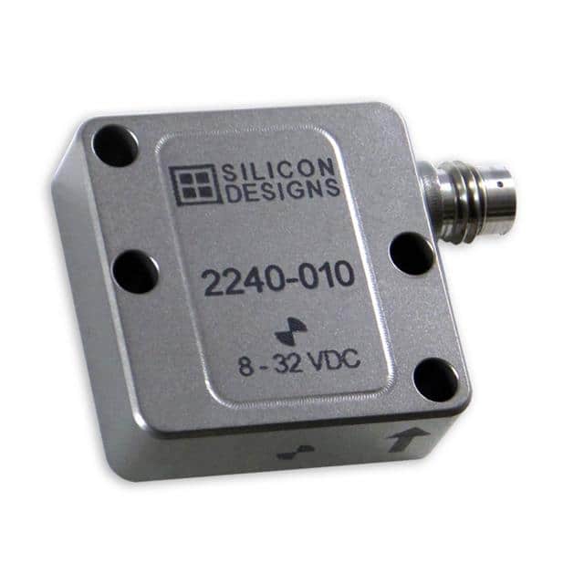2240-010 1-Axis 10g DC Accel Hermetic