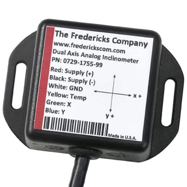 0729-1755-99 INCLINOMETER ANALOG 60DEG 2AXS