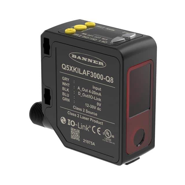 Q5XKILAF3000-Q8 SENSOR, LASER, 3000MM, PNP/NPN