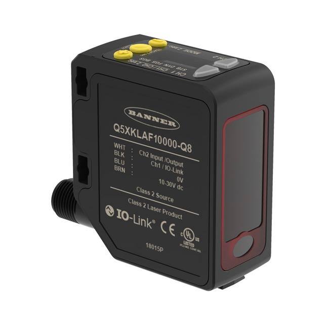 Q5XKLAF10000-Q8 SENSOR, LASER, 10M, PNP/NPN