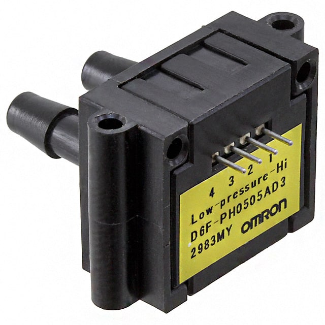 D6F-PH0505AD3 SENSOR 0.01PSID 0.19" 12BIT 4SIP