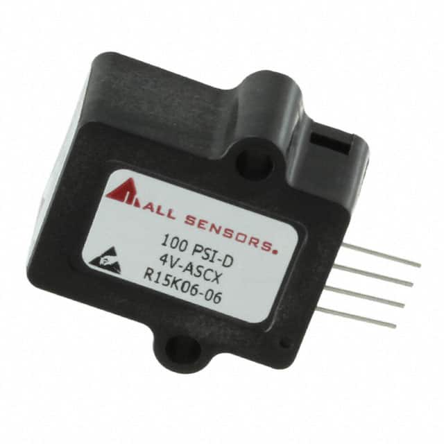 100 PSI-D-4V-ASCX SENSOR 100PSID 0.19" 4.75V 4SIP