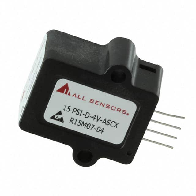 15 PSI-D-4V-ASCX SENSOR 15PSID 0.19" 4.75V 4SIP