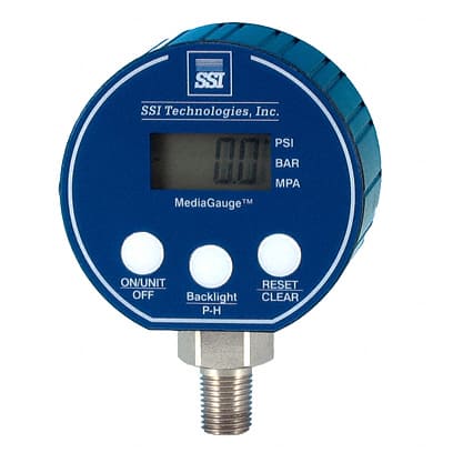 MG-100-A-9V-R SENSOR DIGITAL GAUGE 100PSI LCD