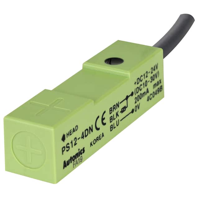 PS12-4DN2U SENSOR PROX RECTANGULAR 4MM