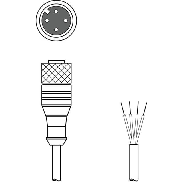 KD U-M12-4A-P1-050 CONNECTION CABLE