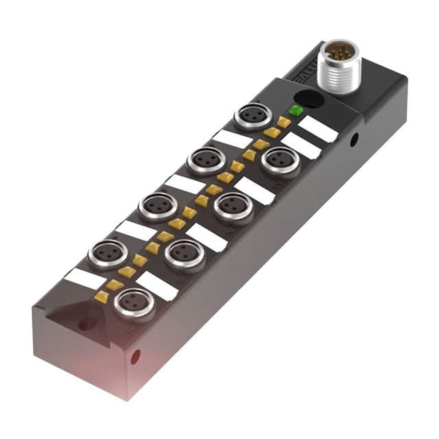 BPI00AL CONNECTION SLOTS=8X M8X1-FEMALE,