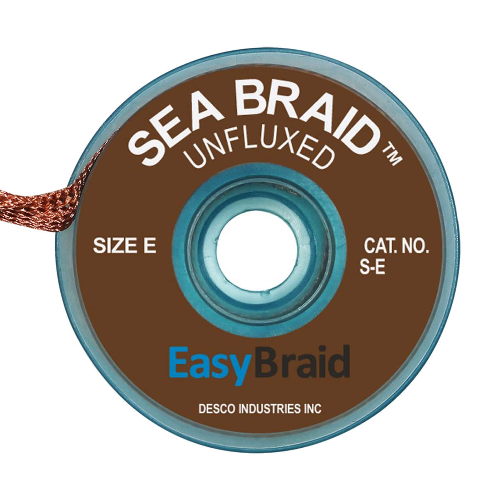 S-E-5AS DESOLDER BRAID UNFLUXD 0.125" 5'