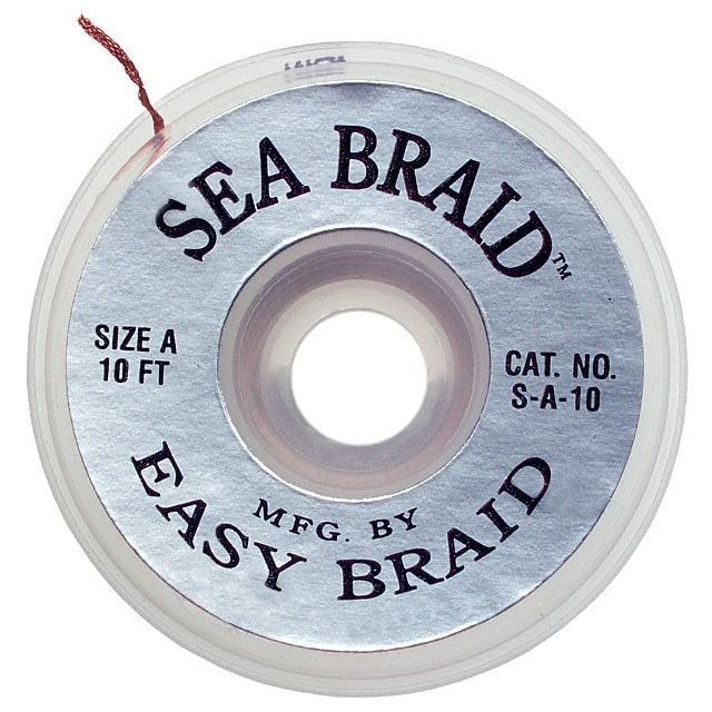S-A-10AS DESOLDER BRAID UNFLUX 0.025" 10'