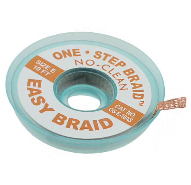 OS-E-10AS DESOLDER BRAID NO-CLN 0.125" 10'