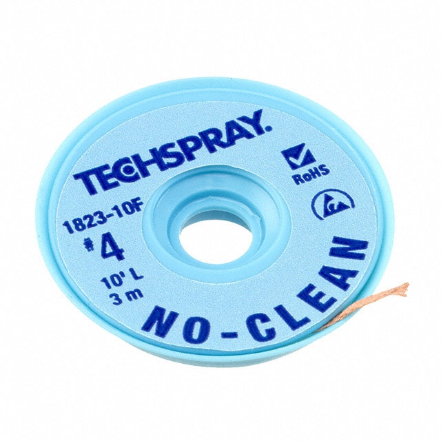1823-10F DESOLDER BRAID NO-CLN 0.098" 10'