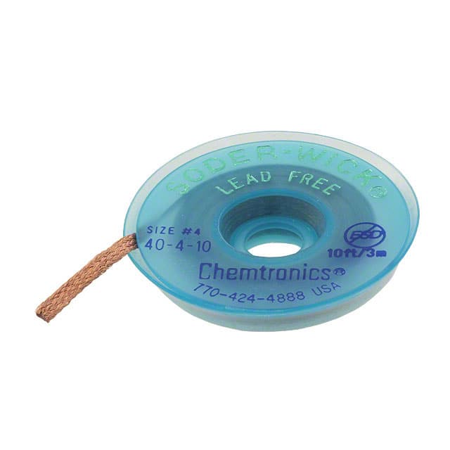 40-4-10 DESOLDER BRAID ROSIN 0.11" 10'