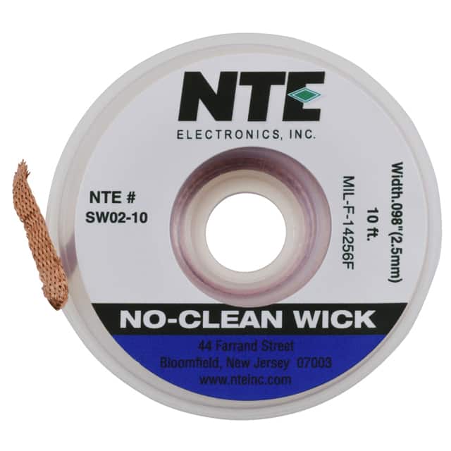 SW02-10 NC WICK #4 BLUE 10FT