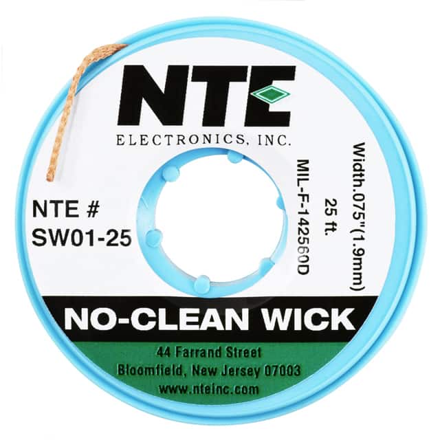 SW01-25 NC WICK #3 GREEN 25FT