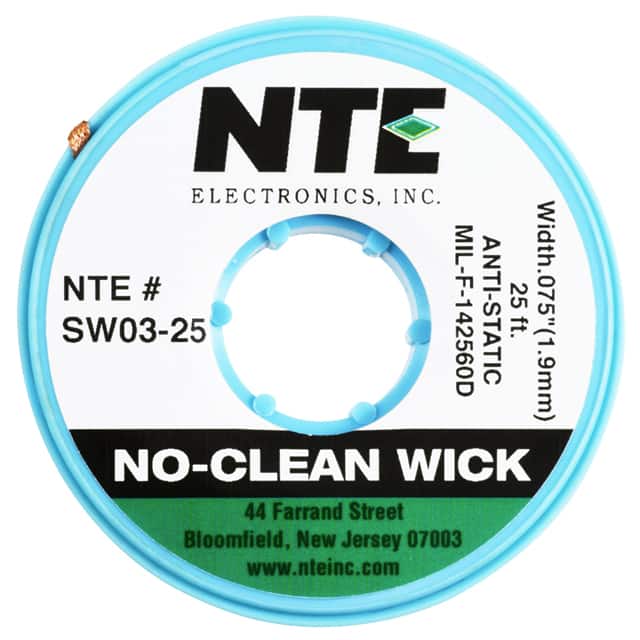 SW03-25 NC WICK ANIT-STAT #3 25FT