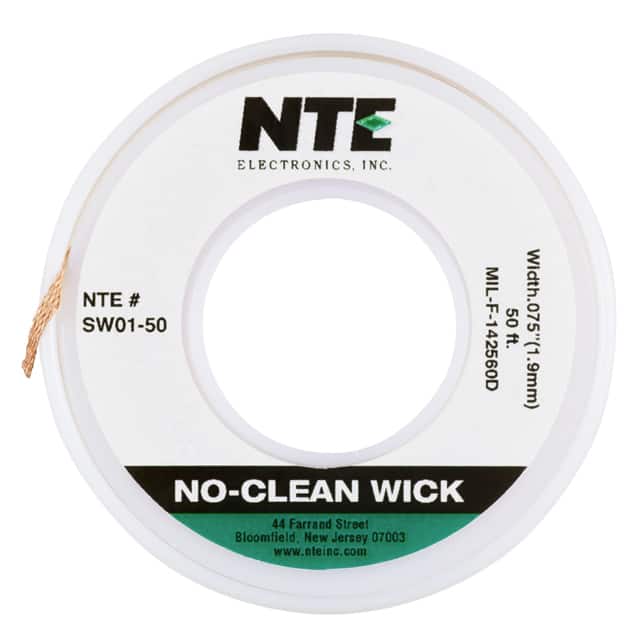 SW01-50 NC WICK #3 GREEN 50FT
