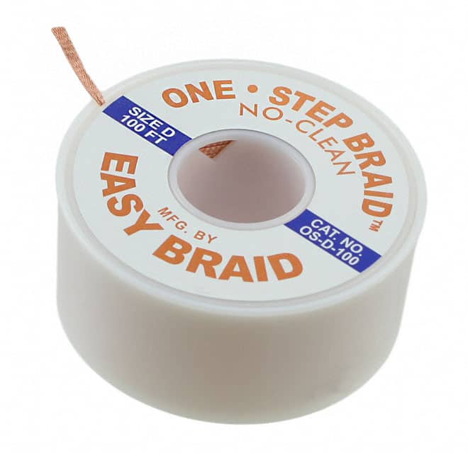 OS-D-100 DESOLDR BRAID NO-CLN 0.1" 100'