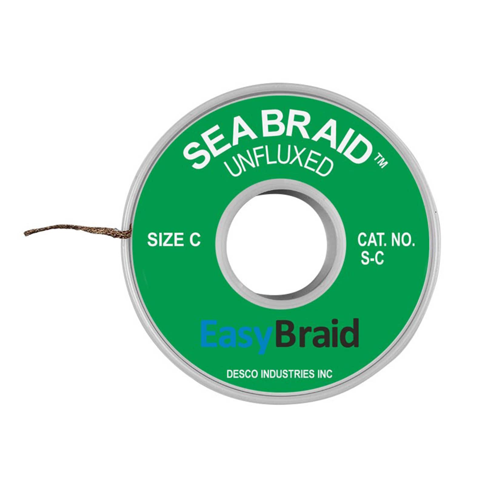 S-C-5AS DESOLDER BRAID UNFLUXD 0.075" 5'
