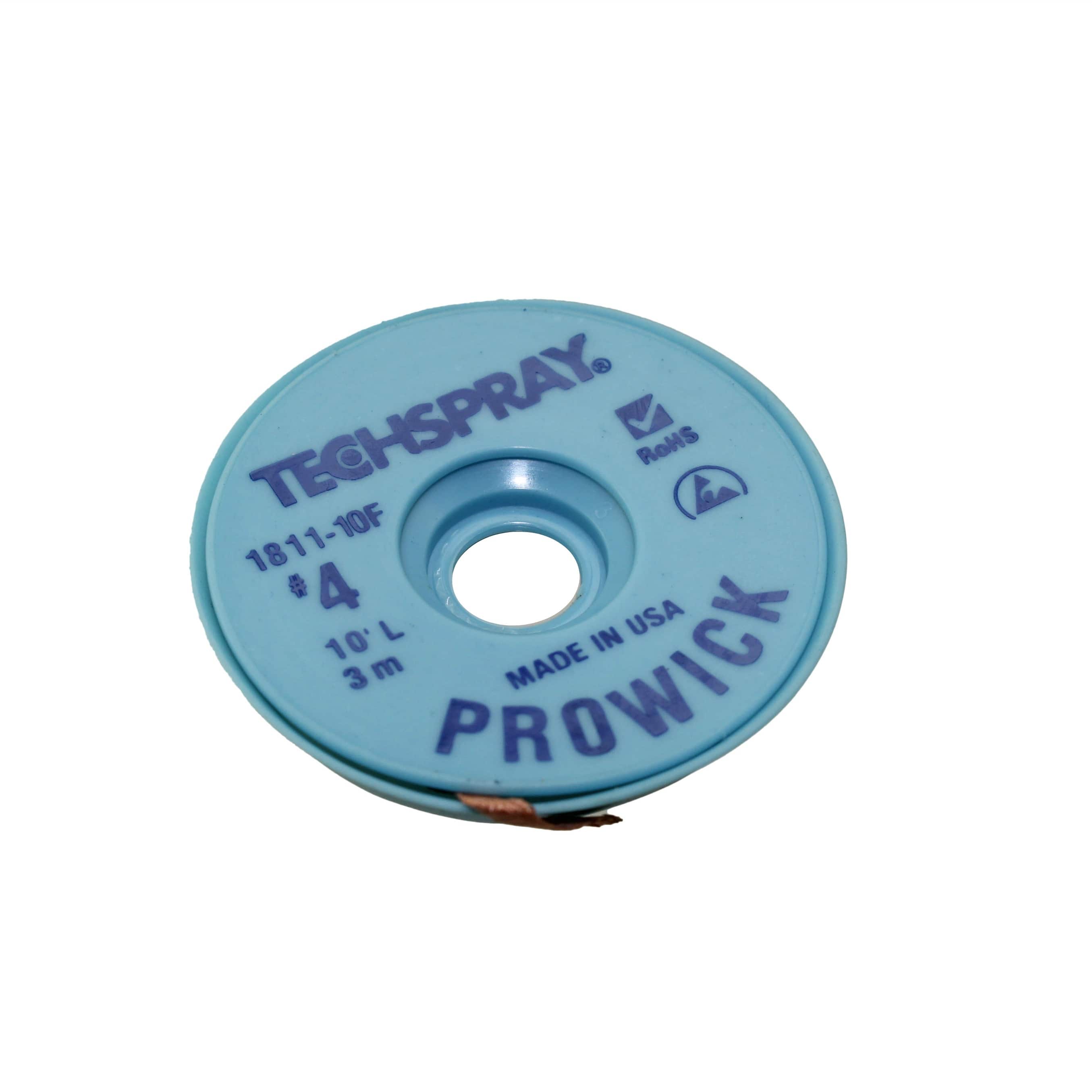 1811-10F DESOLDER BRAID ROSIN 0.098" 10'