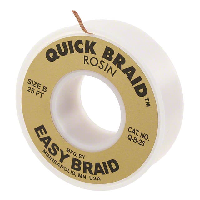 Q-B-25 DESOLDER BRAID ROSIN 0.05" 25'