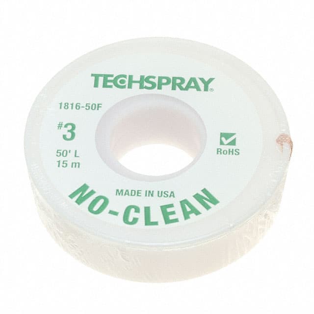1816-50F DESOLDER BRAID NO-CLN 0.075" 50'