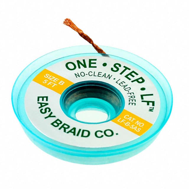 LF-B-5AS DESOLDER BRAID ROSIN 0.05" 5'
