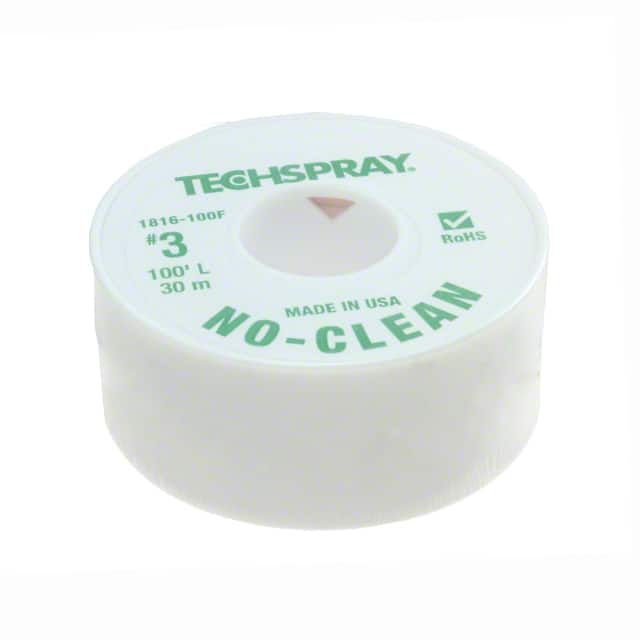 1816-100F DESOLDR BRAID NO-CLN 0.075" 100'