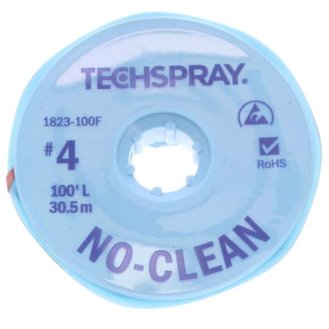 1823-100F DESOLDR BRAID NO-CLN 0.098" 100'