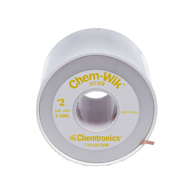 5-500L DESOLDER BRAID ROSIN 0.05" 500'