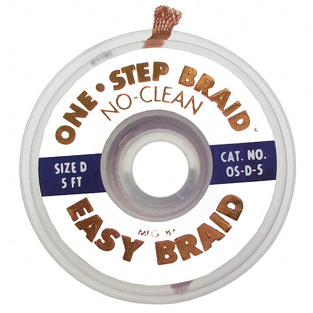 OS-D-5 DESOLDER BRAID NO-CLN 0.1" 5'