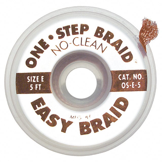 OS-E-5 DESOLDER BRAID NO-CLN 0.125" 5'