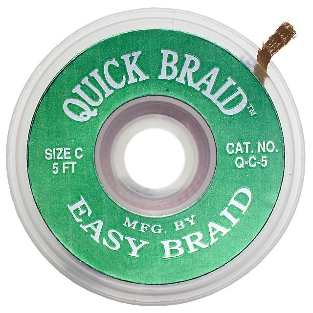 Q-C-5 DESOLDER BRAID ROSIN 0.075" 5'
