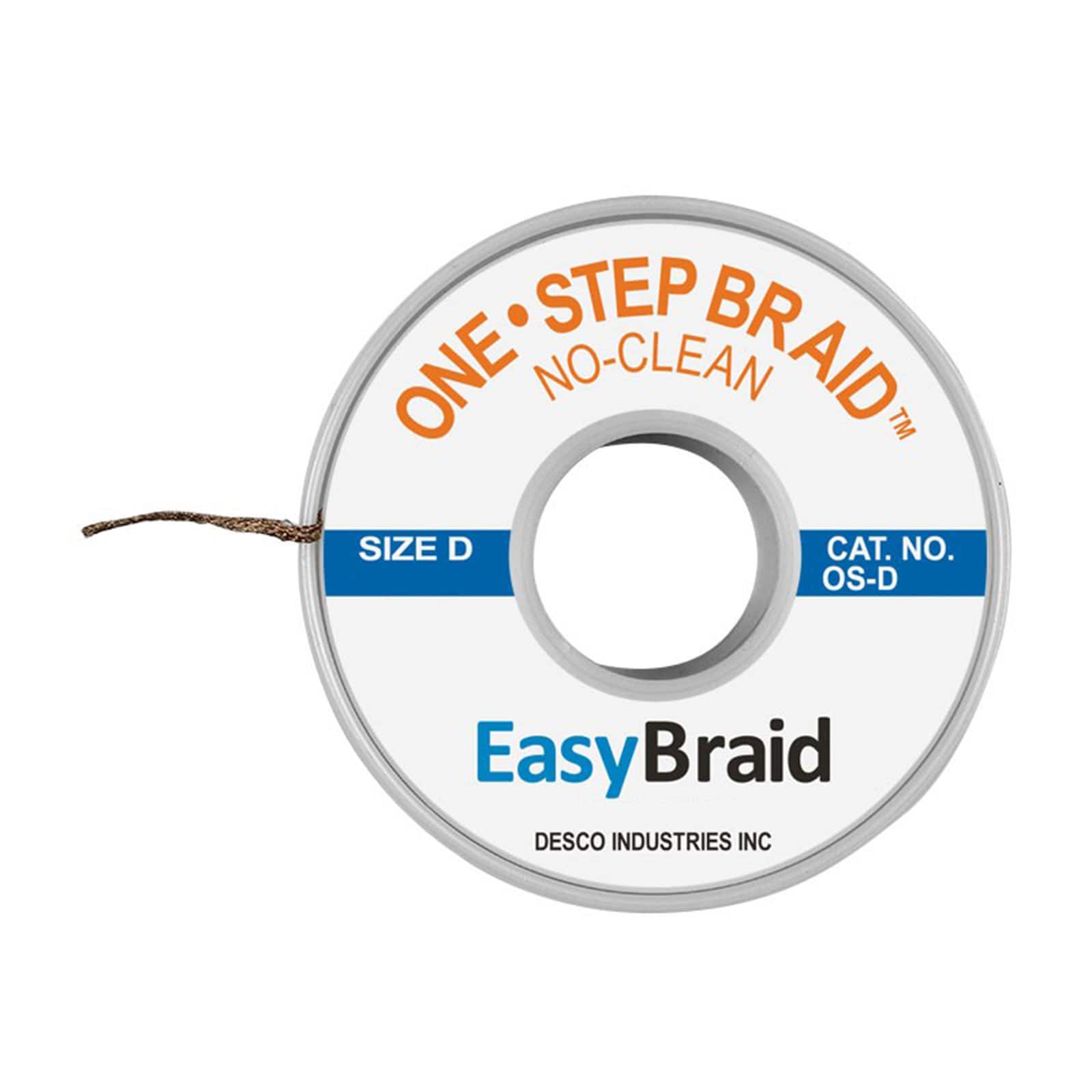OS-D-500 DESOLDER BRAID NO-CLN 0.1" 500'