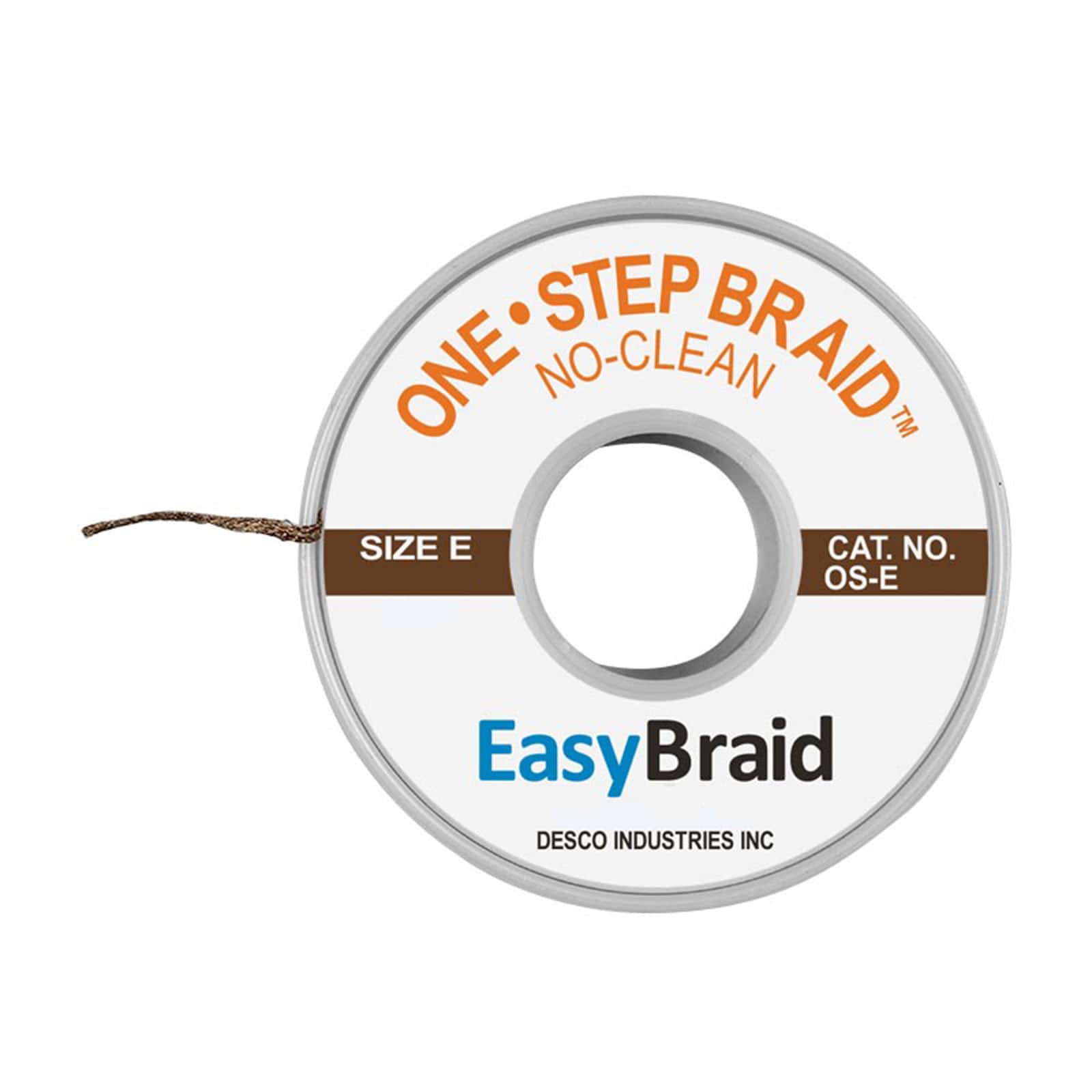 OS-E-500 DESOLDR BRAID NO-CLN 0.125" 500'