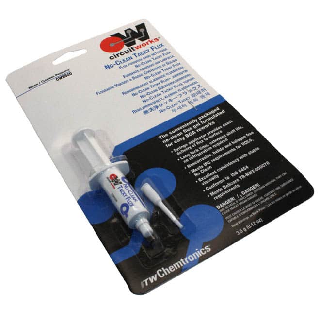 CW8500 NO-CLEAN TACKY FLUX W/SYRINGE