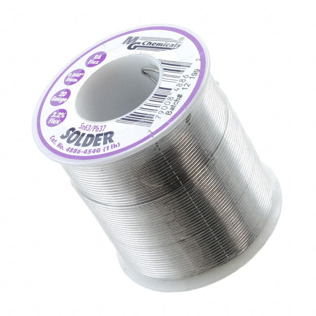 4886-454G SOLDER RA 63/37 1 LB