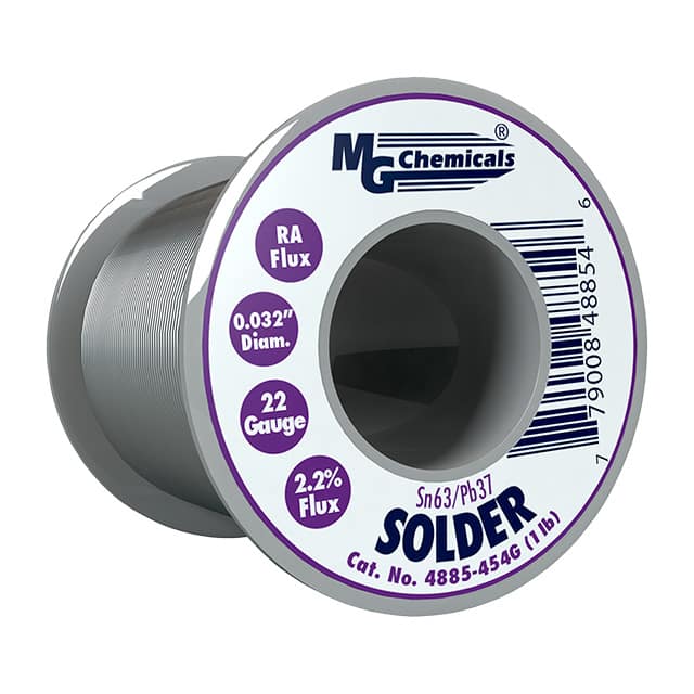 4885-454G SOLDER RA 63/37 .032" 1 LBS