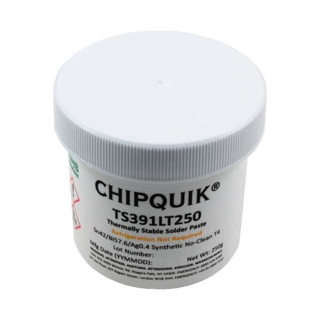 TS391LT250 THERMALLY STABLE SOLDER PASTE NO