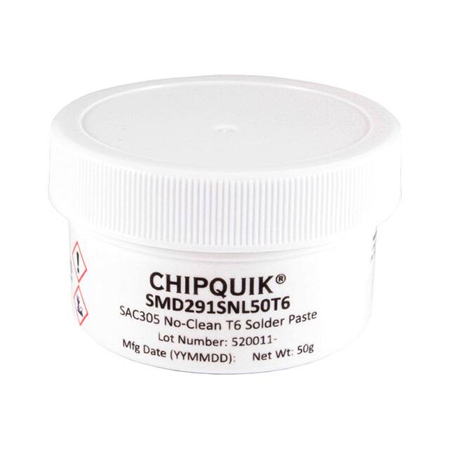SMD291SNL50T6 SOLDER PASTE IN JAR 50G (T6) SAC