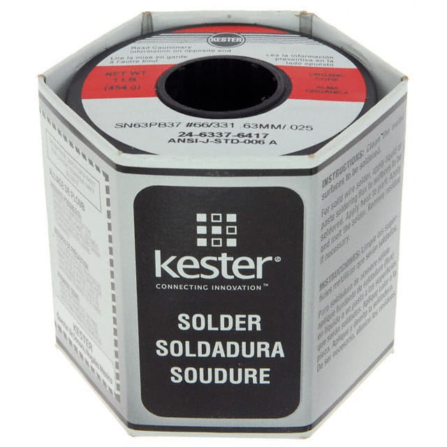 24-6337-6417 SOLDER WATER SOL 22AWG 63/37 1LB