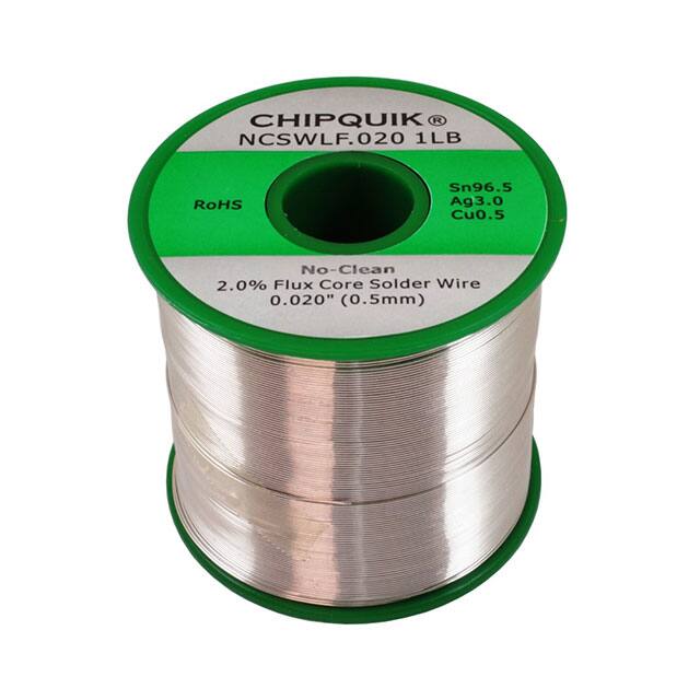 NCSWLF.020 1LB LF SOLDER WIRE 96.5/3/0.5 TIN/SI