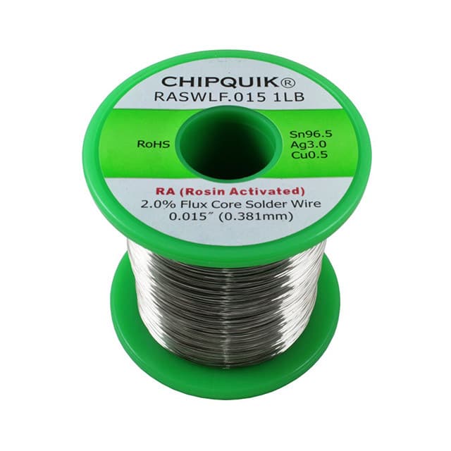 RASWLF.015 1LB LF SOLDER WIRE 96.5/3/0.5 TIN/SI