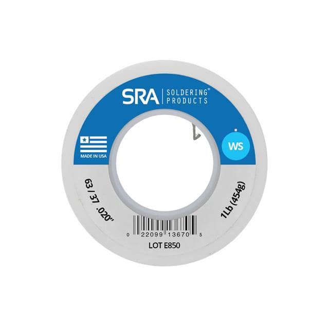 WBWS633720-1LB SOLDER NO-CLEAN 63/37 .020 1 LB