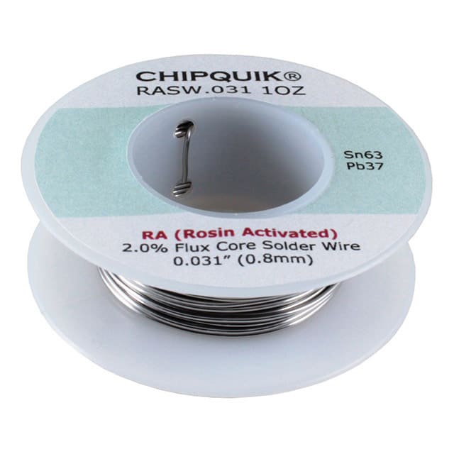 RASW.031 1OZ SOLDER WIRE 63/37 TIN/LEAD ROSIN