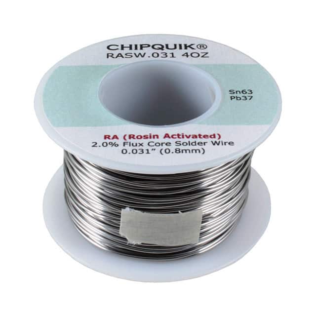 RASW.031 4OZ SOLDER WIRE 63/37 TIN/LEAD ROSIN